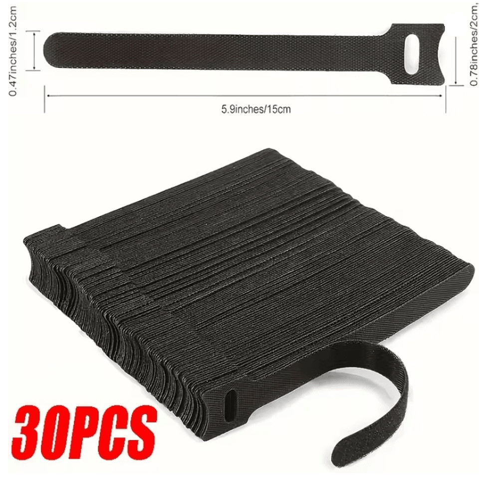 FlexTie Reusable Nylon Cable Organizer Straps For Wire And Cord Management 6