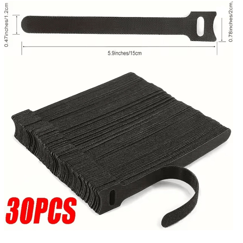 FlexTie Reusable Nylon Cable Organizer Straps For Wire And Cord Management 6