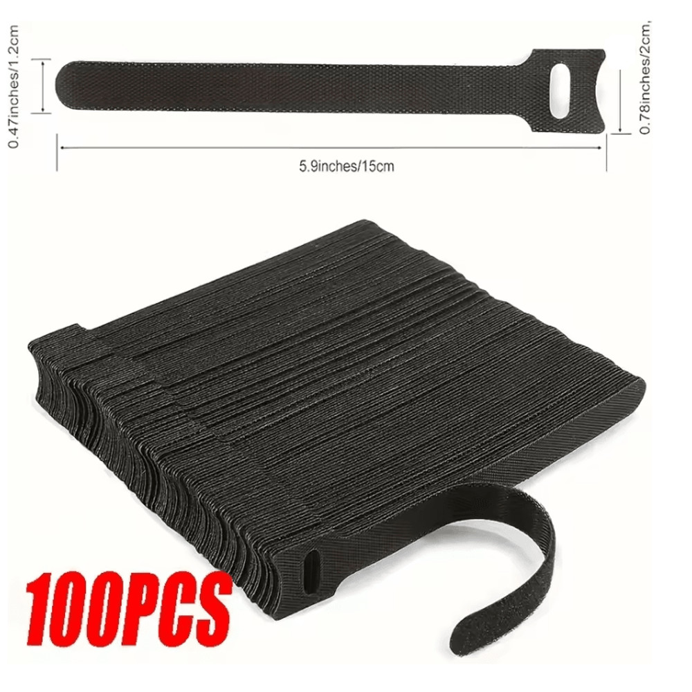 FlexTie Reusable Nylon Cable Organizer Straps For Wire And Cord Management 8