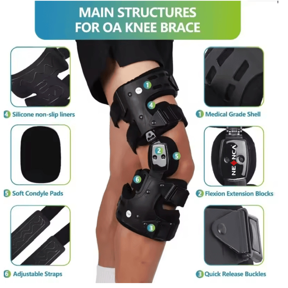 NEENCA OA Unloader Knee Brace Pain Relief And Support For Men And Women 2