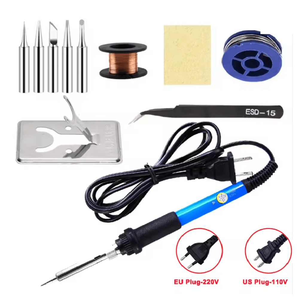 Adjustable Temperature Electric Soldering Iron 60W For Precise Repair And Welding Work 0