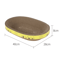 PurrEase Oval Cat Scratching Lounge Board 5