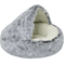 CozyNest Soft Plush Pet Bed With Hooded Cover 4