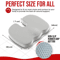 ErgoRelief Memory Foam Office And Seat Cushion 2