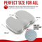 ErgoRelief Memory Foam Office And Seat Cushion 2