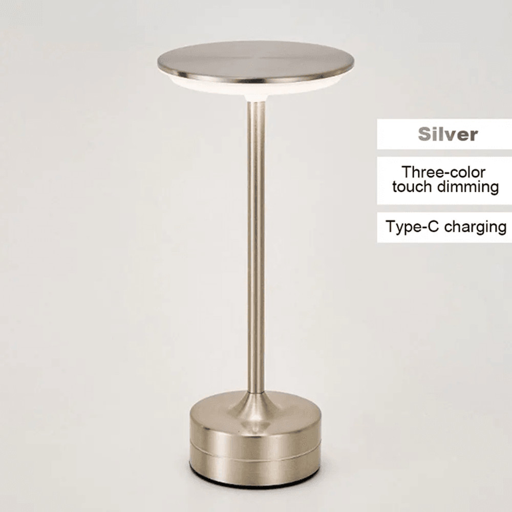 Rechargeable Touch Sensor LED Table Lamp  Wireless Night Reading Lamp 4