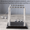 Executive Balance Steel Ball Newton Pendulum Desk Toy  Interactive Desktop Science  Stress Relief 2