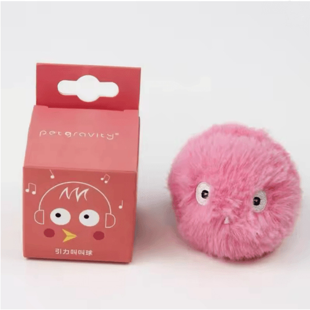 Smart Plush Catnip Squeak Ball Interactive Toy For Cats 2