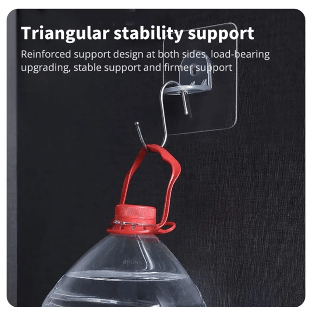 Clear NonMarking Wardrobe And Cabinet Divider Bracket Set 4 Or 10Piece 1