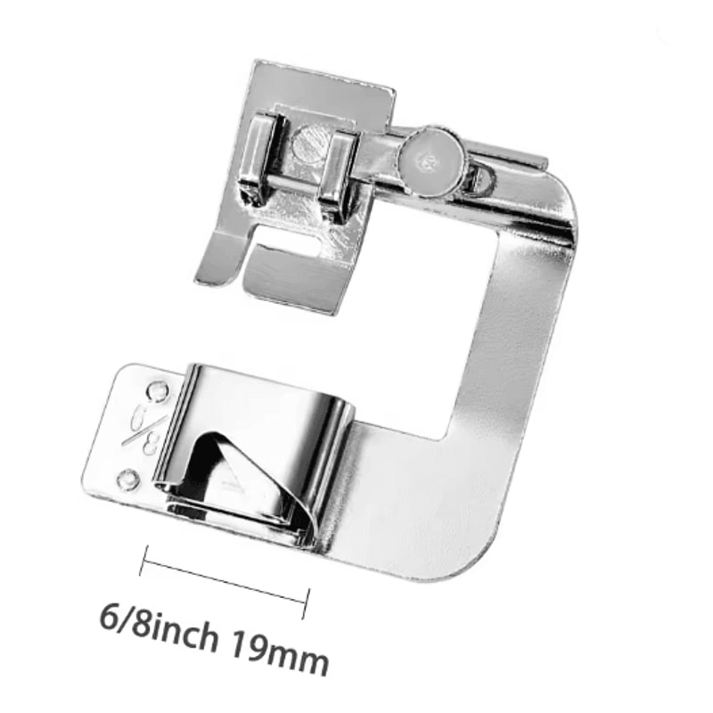 Precision Rolled Hem Presser Foot Set 9mm25mm For Sewing Machines 5