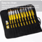 Artist 22Slot RollUp Brush Storage Bag For Watercolour Gouache And Calligraphy Brushes 0