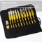 Artist 22Slot RollUp Brush Storage Bag For Watercolour Gouache And Calligraphy Brushes 0
