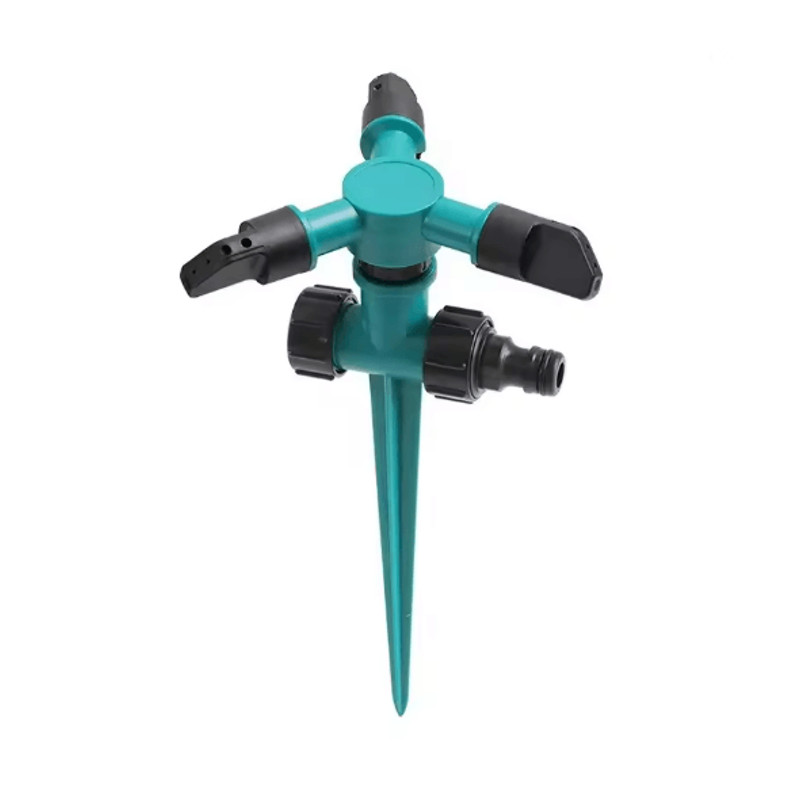 360 Rotating ThreeArm Garden Sprinkler Head For Yard Irrigation 5