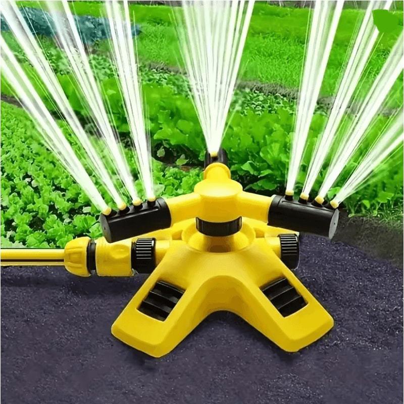 AquaSpin 360 Rotating Garden Sprinkler Head 0