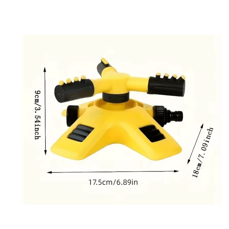 AquaSpin 360 Rotating Garden Sprinkler Head 3