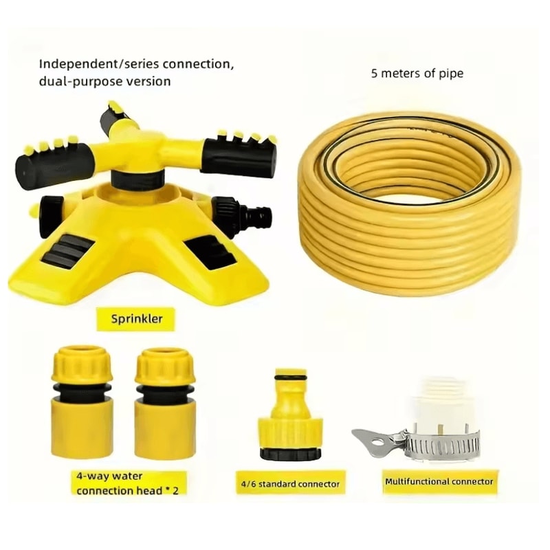 AquaSpin 360 Rotating Garden Sprinkler Head 5