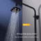 AquaJet Supercharged Wall Mounted Shower Head 1