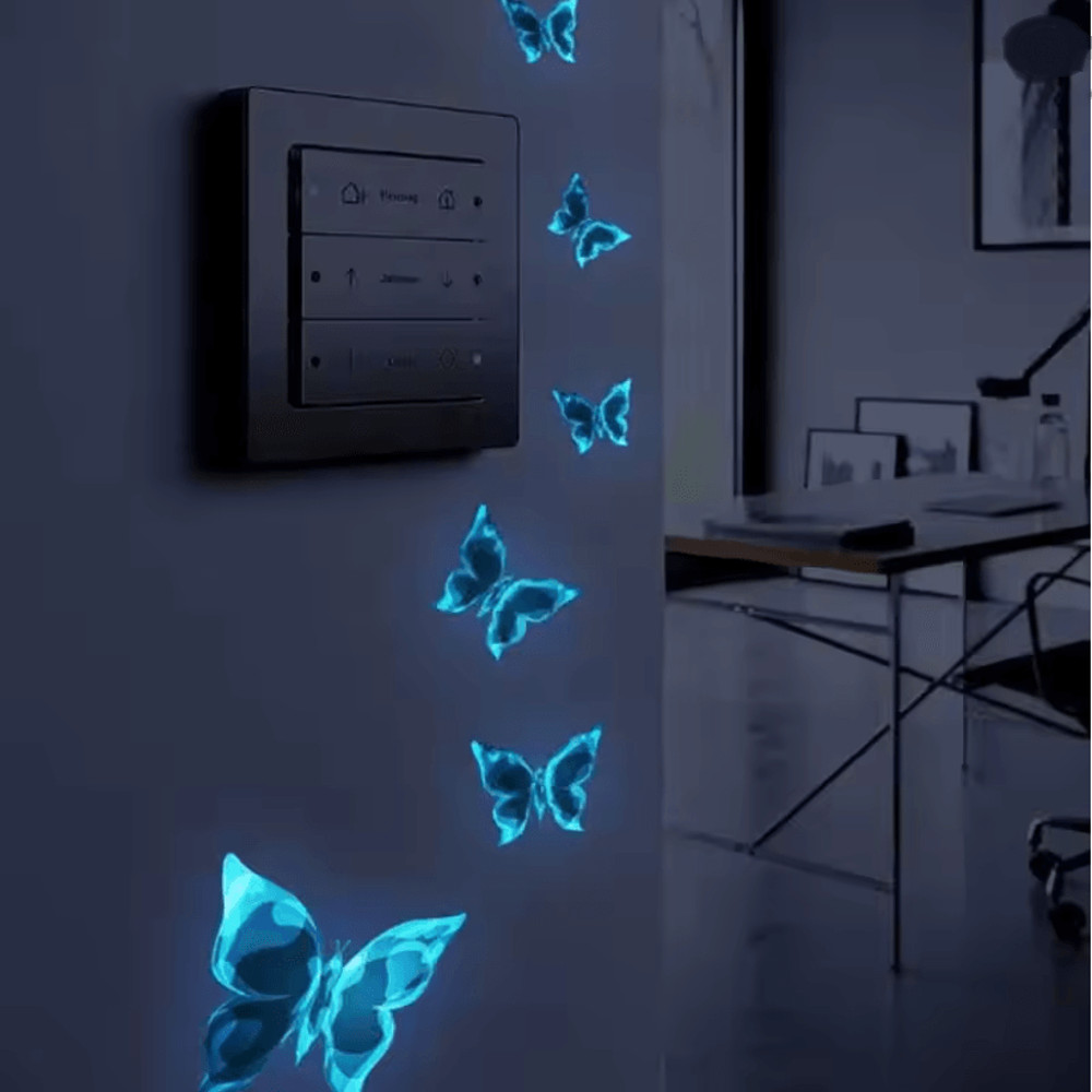 LumiWings Glow In The Dark Butterfly Wall Stickers 4