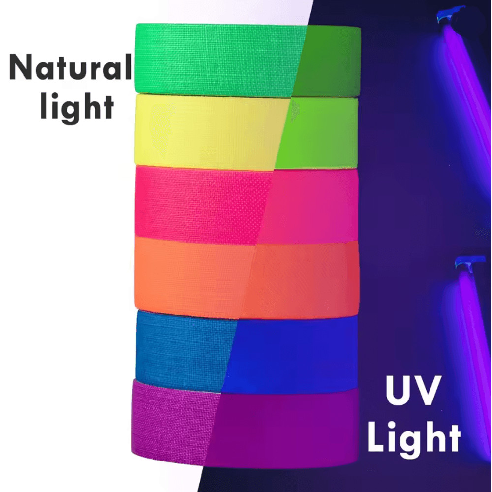 GlowTape Neon Fluorescent Gaffer Tape Set 1