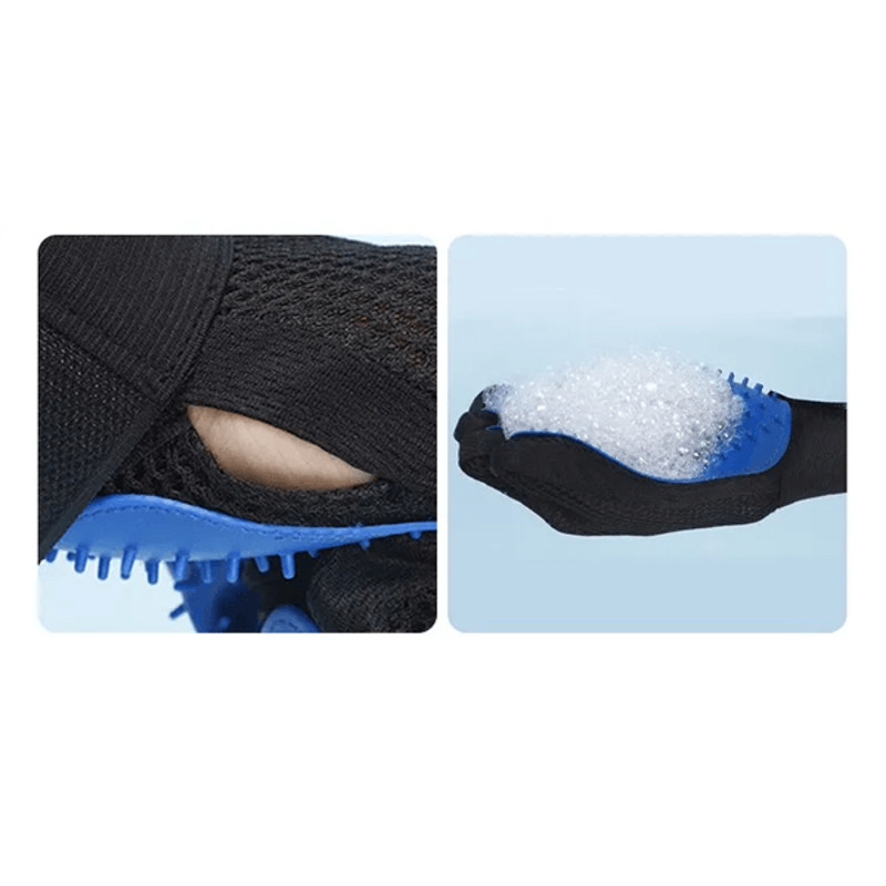 FurEase Pet Grooming Glove For Cats And Dogs  Gentle Silicone Hair Remover And Massaging Brush 1