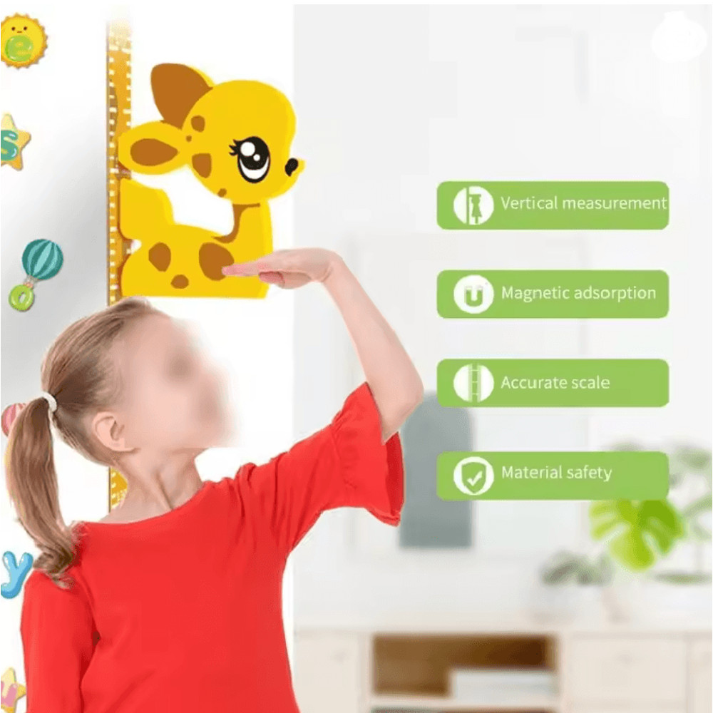 GrowJoy 3D Cartoon Kids Height Wall Stickers 2