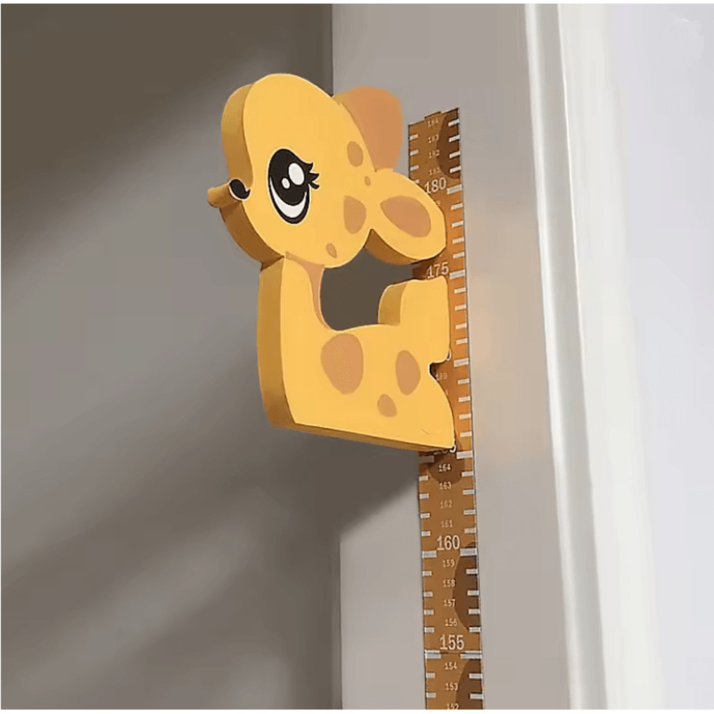 GrowJoy 3D Cartoon Kids Height Wall Stickers 3