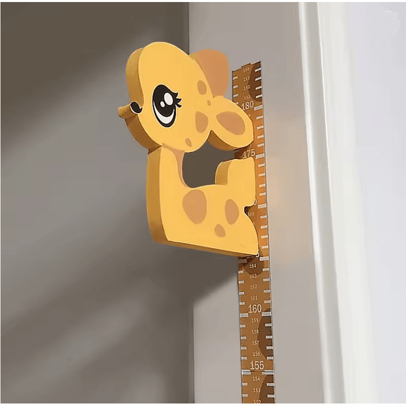 GrowJoy 3D Cartoon Kids Height Wall Stickers 3