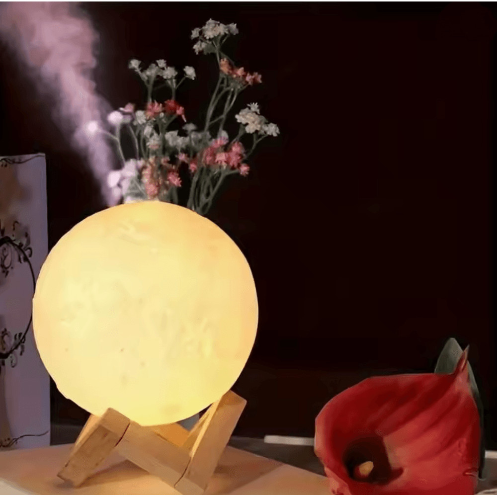 LunaGlow LED Moon Night Light 3