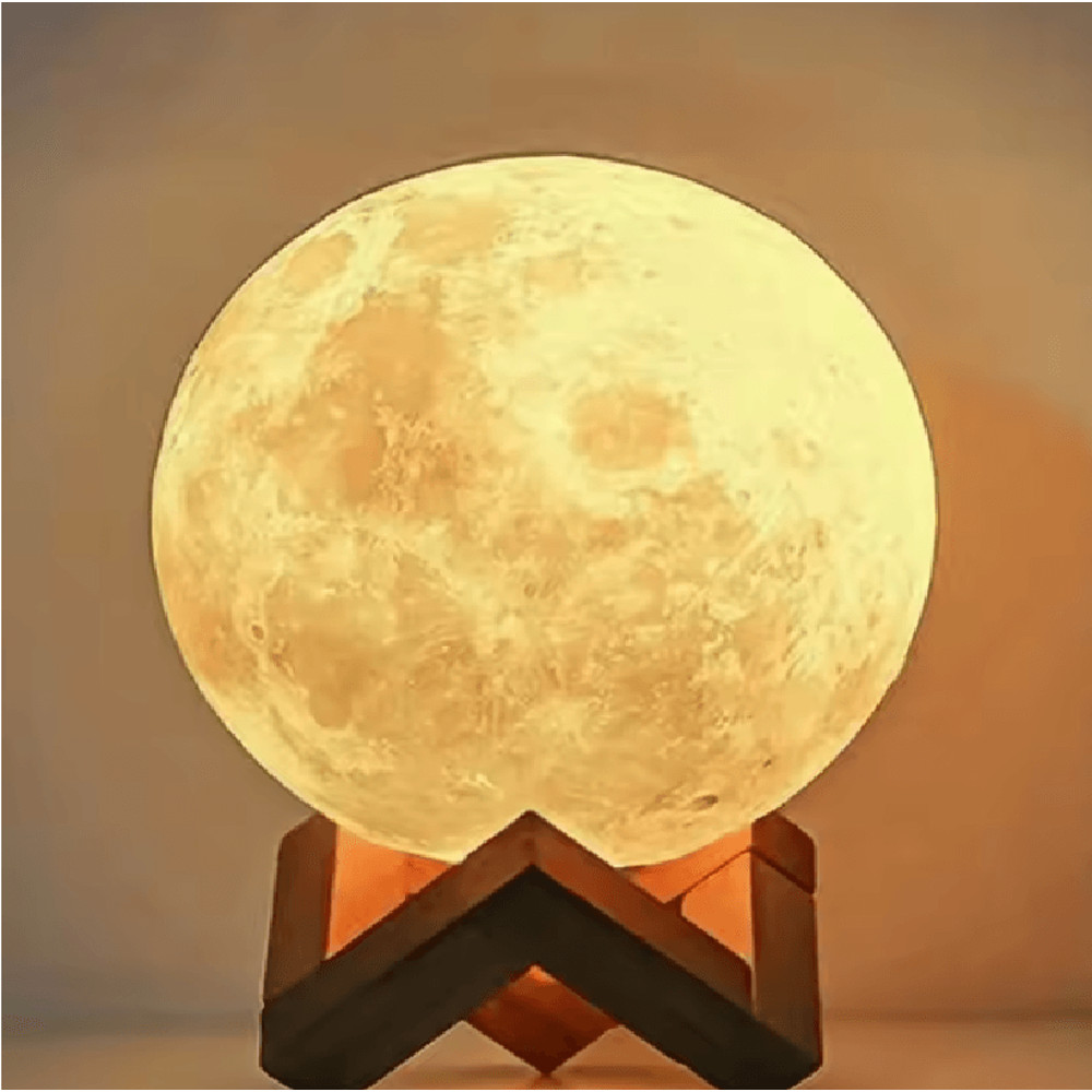 LunaGlow LED Moon Night Light 4