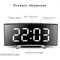 LumiCurve LED Mirror Alarm Clock 1