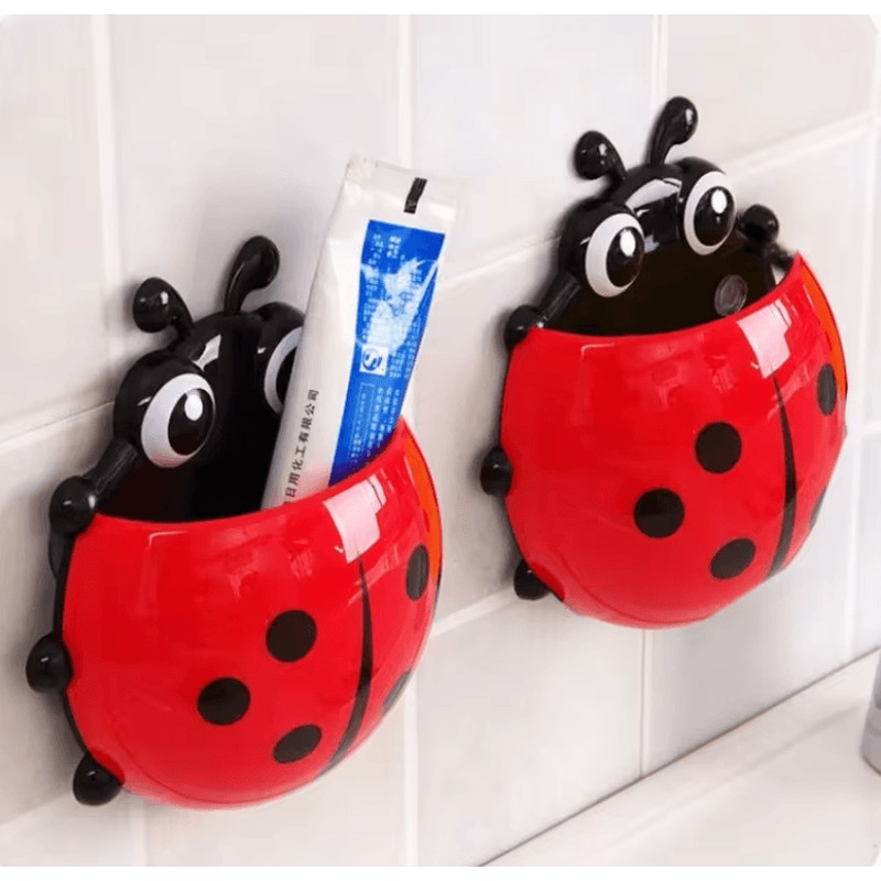 BugBrite Ladybug Toothbrush Holder Set 0