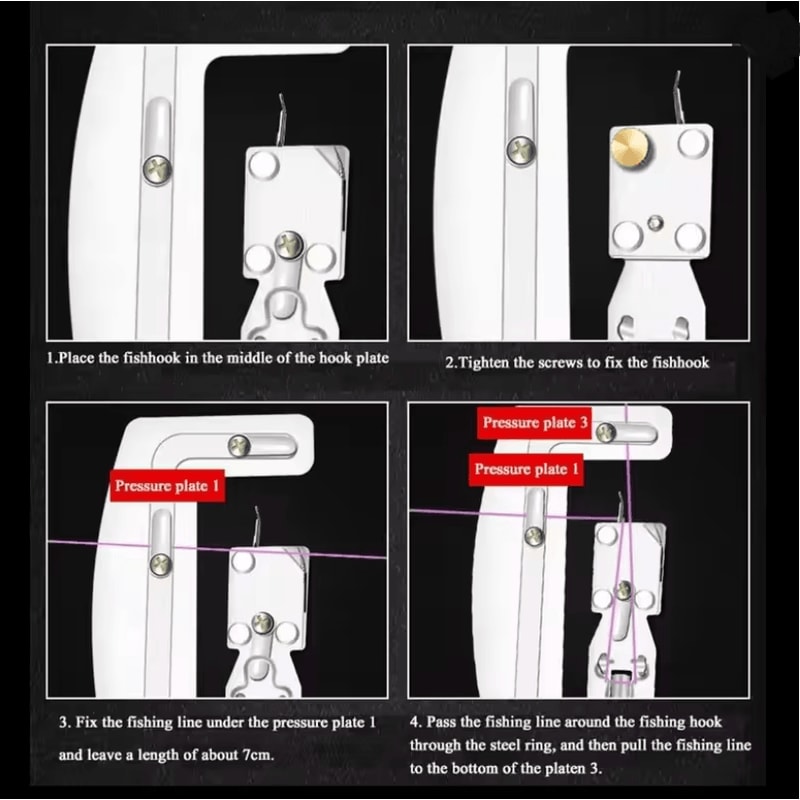HookMate Stainless Steel Fishing Line Knotter 4