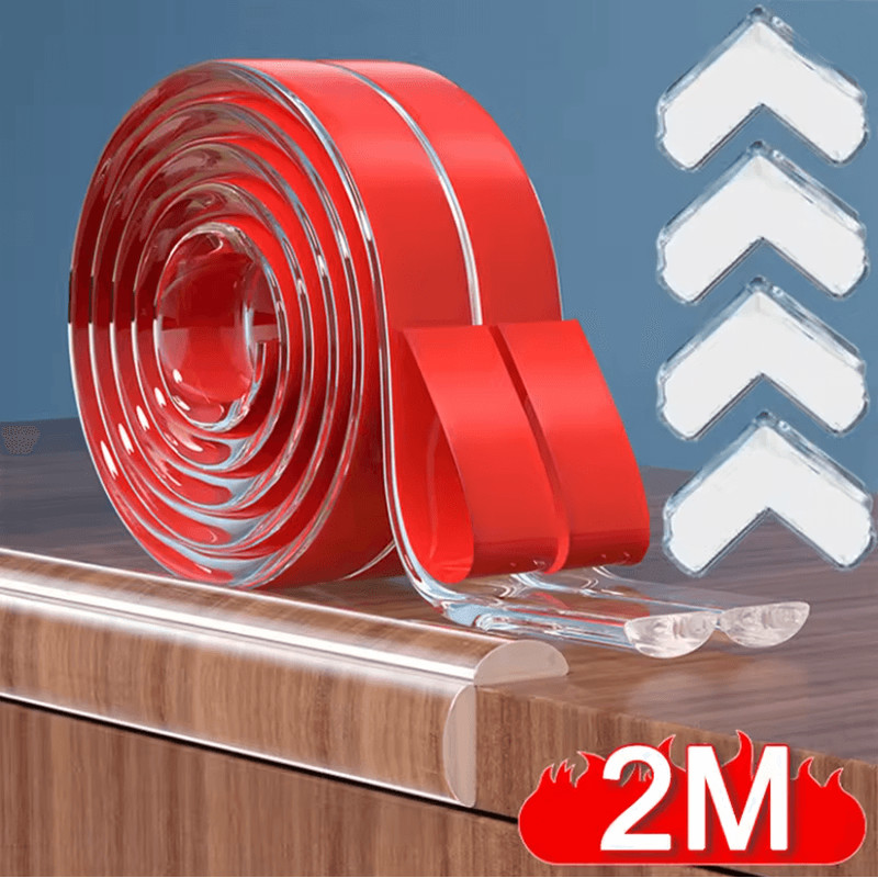 SafeEdge Silicone Table Edge Guard Baby Protection Strip 0