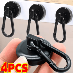 magnahook heavy duty rotating magnetic carabiner hooks