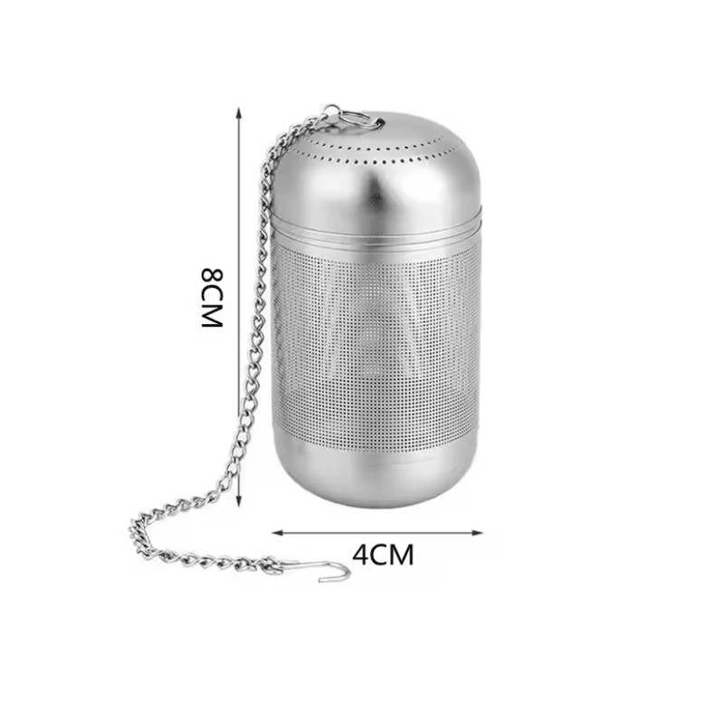 BrewEase Stainless Steel Tea Infuser Ball With Fine Mesh Filter 5