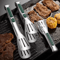 GripEase Stainless Steel Food Tongs 0