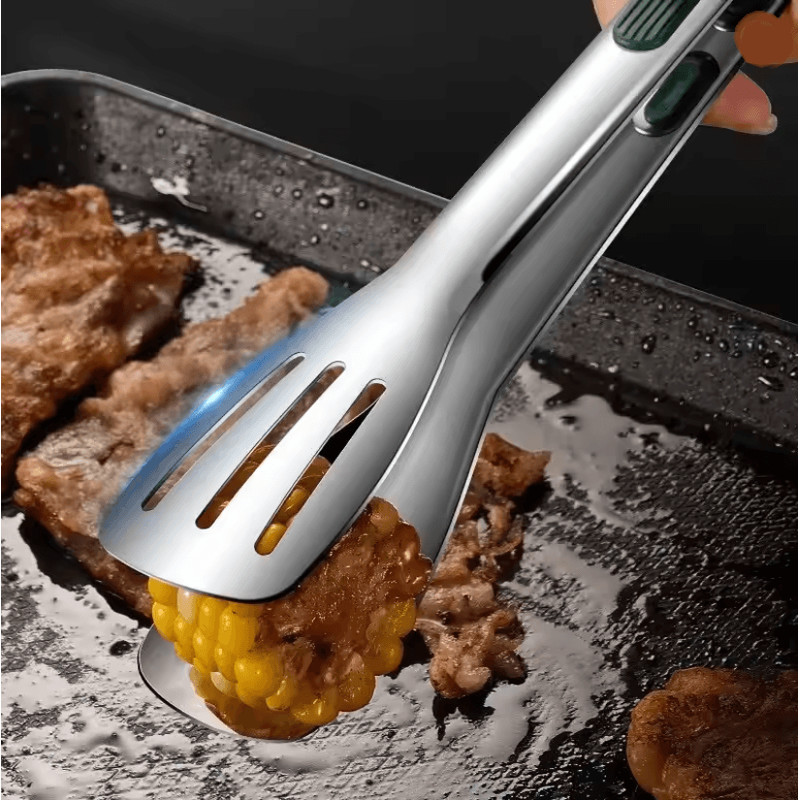 GripEase Stainless Steel Food Tongs 2