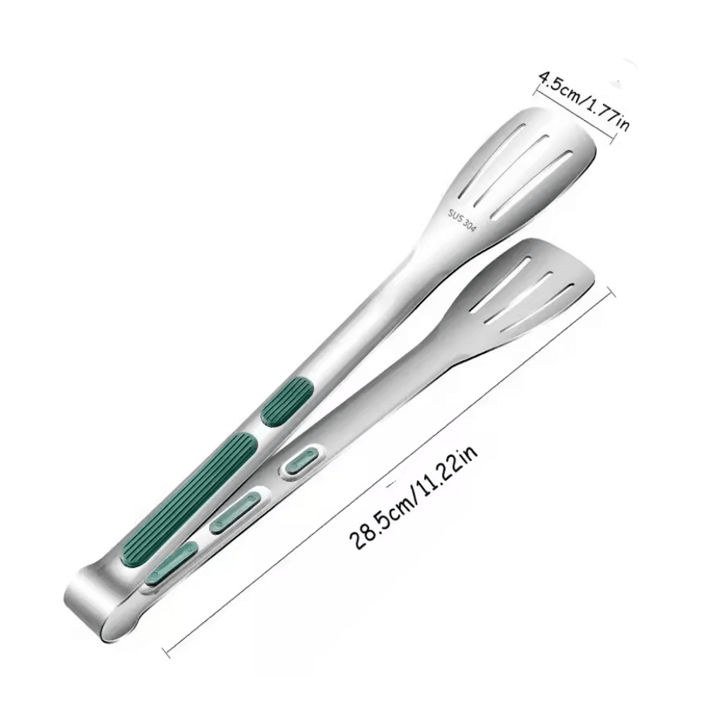 GripEase Stainless Steel Food Tongs 4