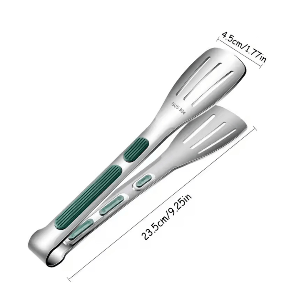 GripEase Stainless Steel Food Tongs 6
