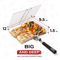 GrillMate Portable Folding BBQ Grill Basket With Handle 3