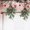 EverFrost Artificial Mistletoe Frosted Sprigs For Christmas Home Decoration 3