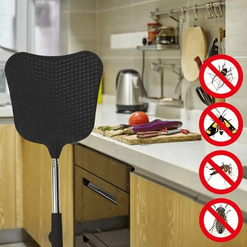 ExtendReach Telescopic Fly Swatter Retractable Manual Fly Killer With Long Handle 1