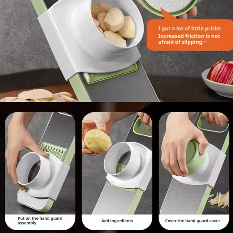 QuickPrep Vegetable Fruit Slicer Manual Food Grater Chopper And Dicer For Effortless Meal Prep 1