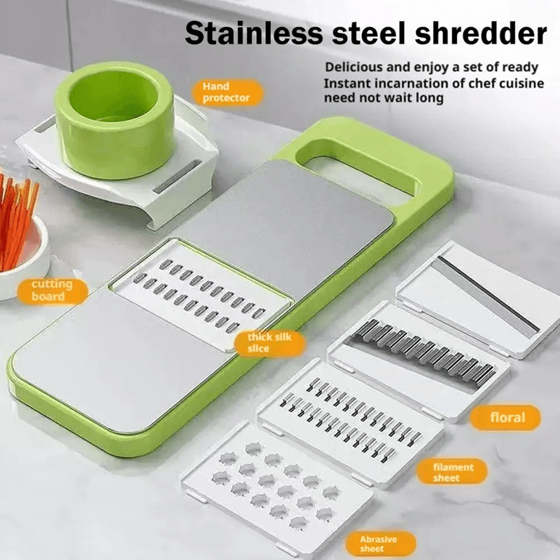 QuickPrep Vegetable Fruit Slicer Manual Food Grater Chopper And Dicer For Effortless Meal Prep 3