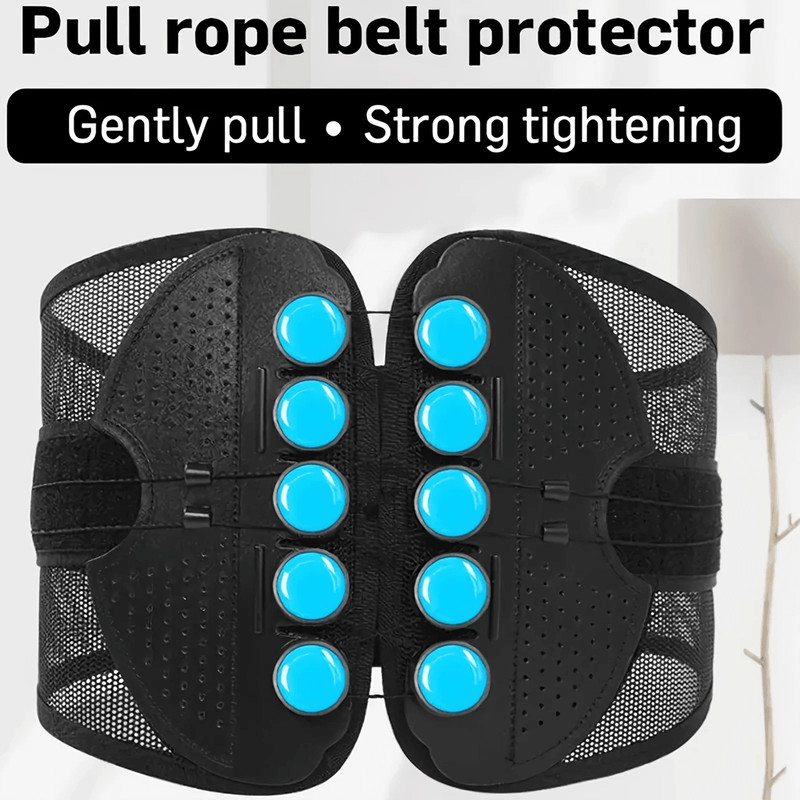 AirFlex Adjustable Sports Waist Support Belt Breathable Mesh Back Brace For Fitness Hiking Everyd 2