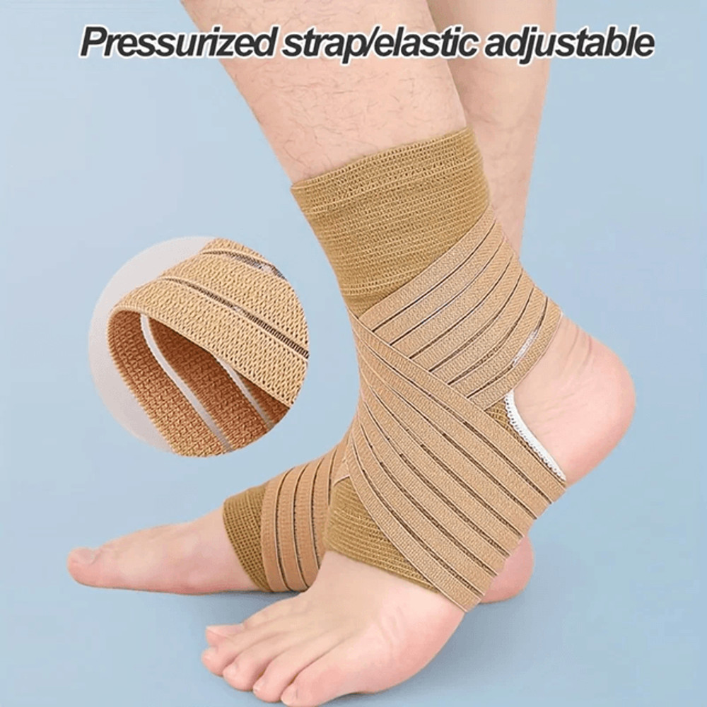 ProActive Adjustable Ankle Support Sleeves Breathable Compression Braces For Sports Running Every 1