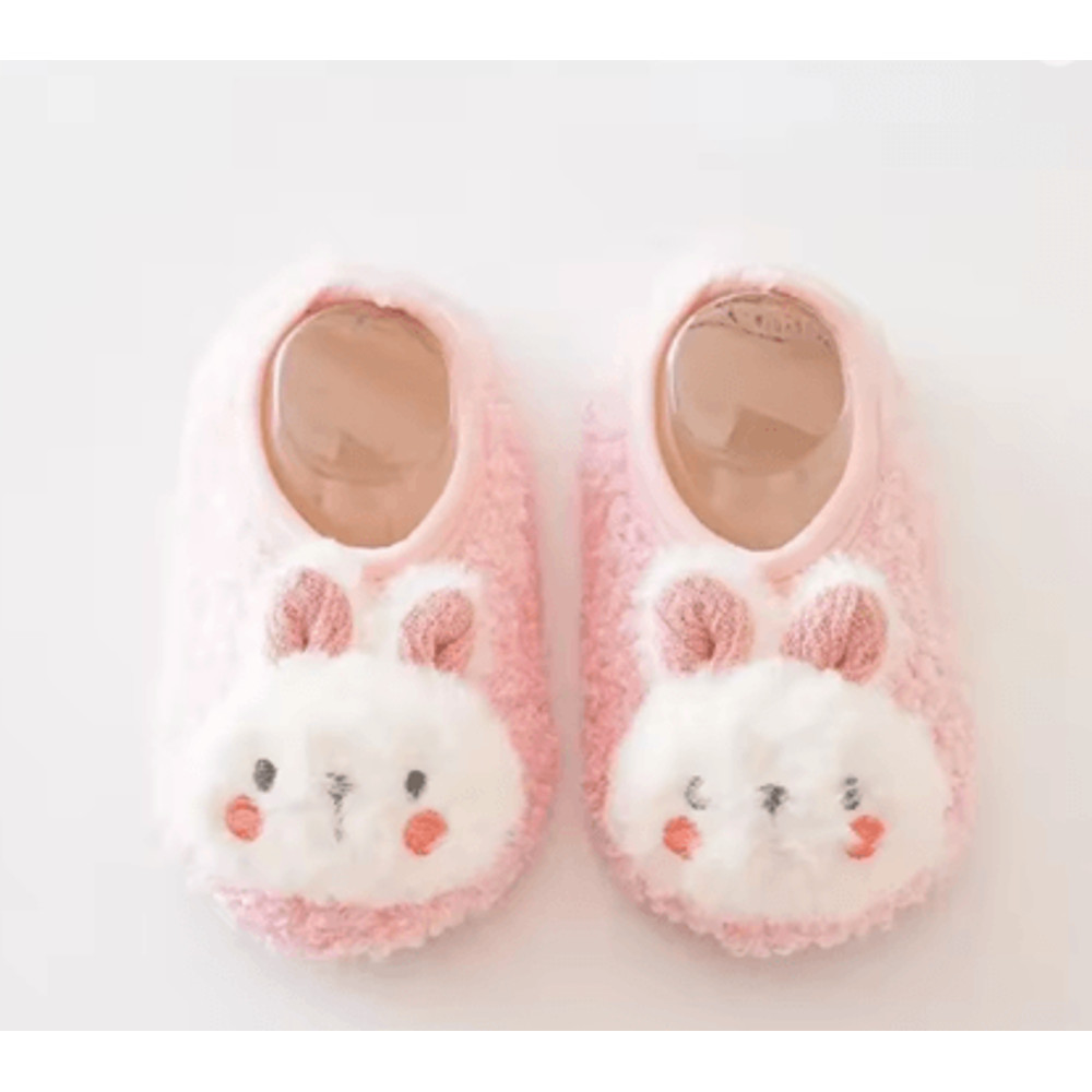 SnuggleBunny Plush Baby Floor Socks Soft NonSlip Toddler Slippers For Warmth And Comfort 8