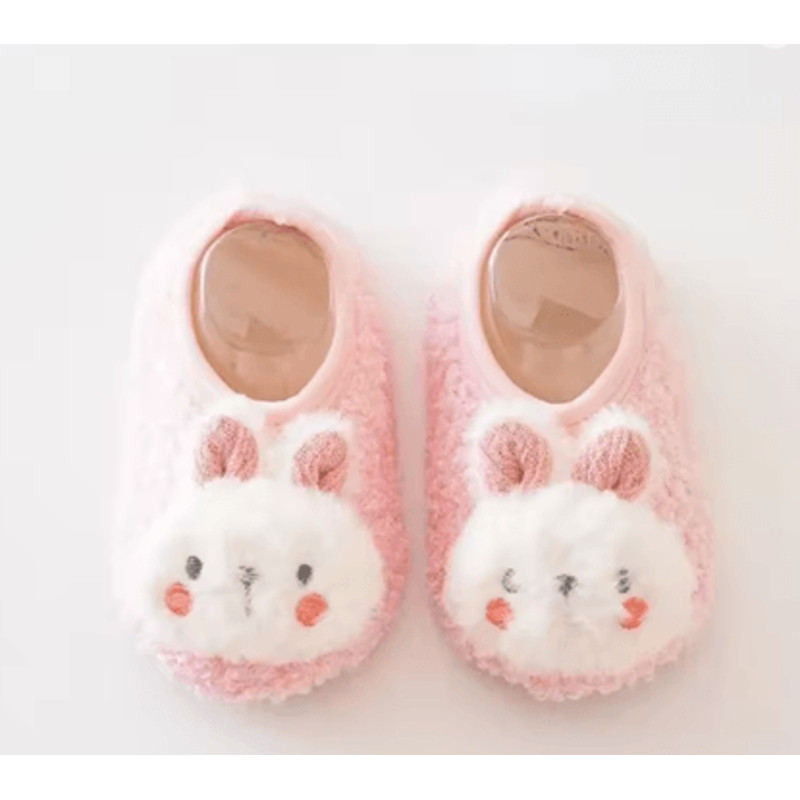 SnuggleBunny Plush Baby Floor Socks Soft NonSlip Toddler Slippers For Warmth And Comfort 8