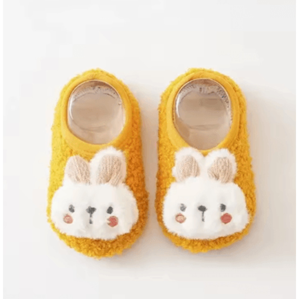 SnuggleBunny Plush Baby Floor Socks Soft NonSlip Toddler Slippers For Warmth And Comfort 9