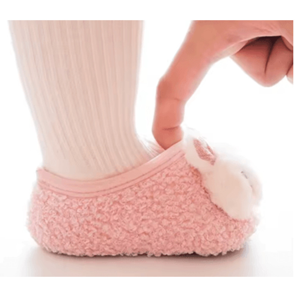 SnuggleBunny Plush Baby Floor Socks Soft NonSlip Toddler Slippers For Warmth And Comfort 2